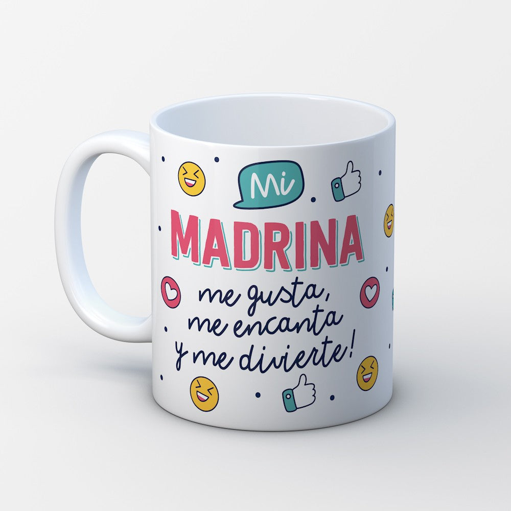 Taza “Mi madrina me gusta”