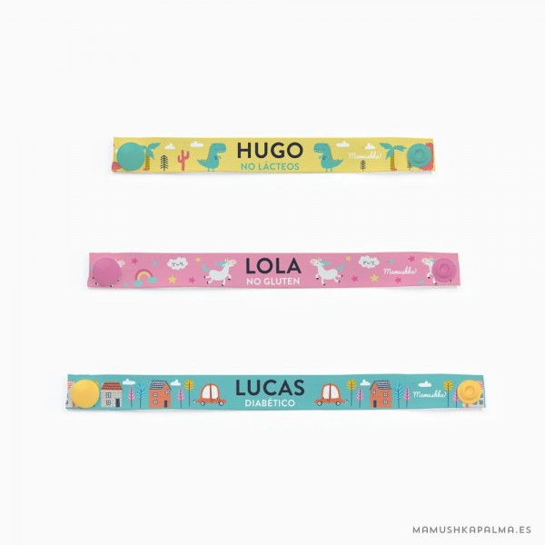 Pulsera "identificativa o informativa"