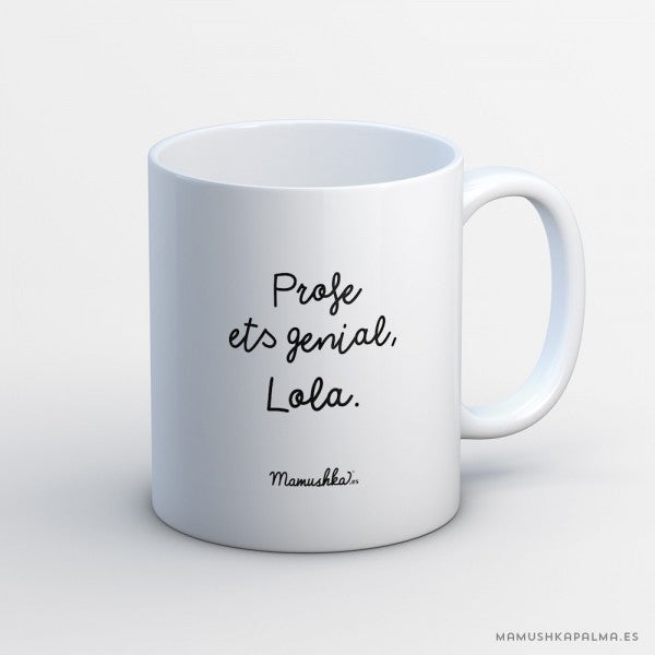 Taza “PROFE palabras"