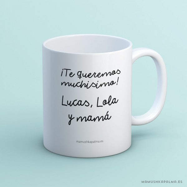 Taza “Buenos días papá”