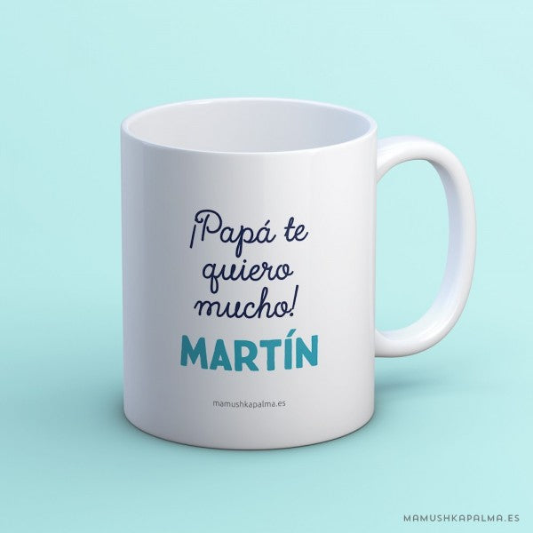 Taza “Papá de mayor quiero ser como tú”