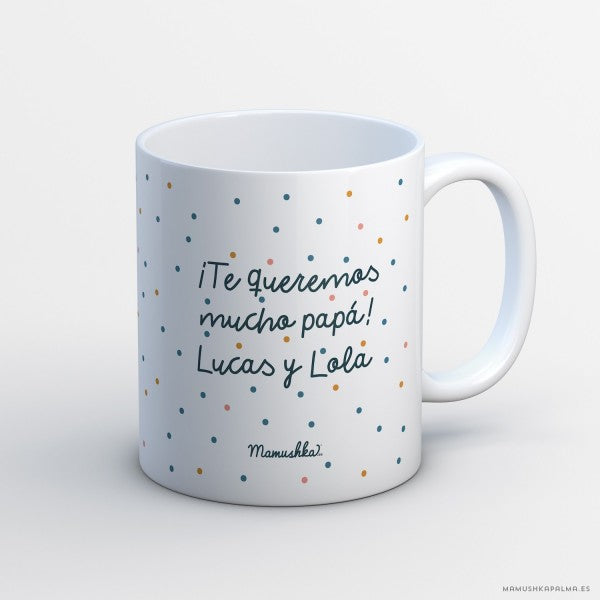 Taza “Papá eres único”