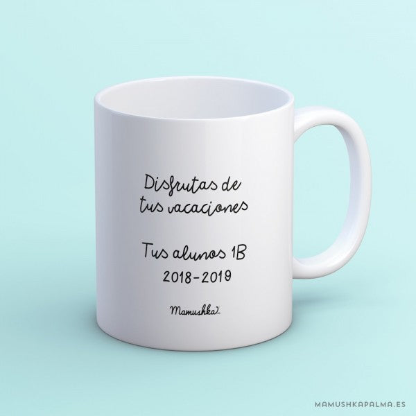 Taza "Mejor profe de la galaxia"