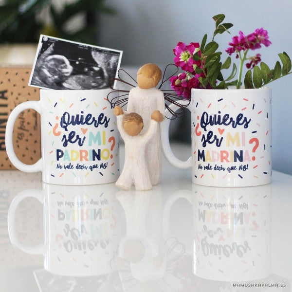 Taza “¿Quieres ser mi madrina?”