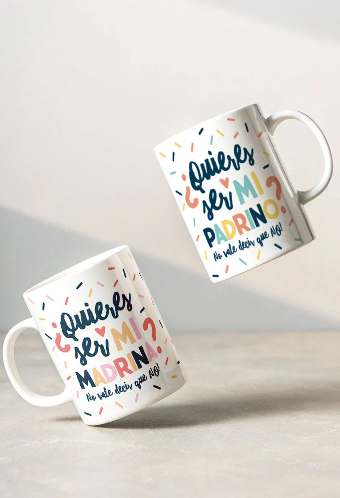 Tazas para madrina y padrinos