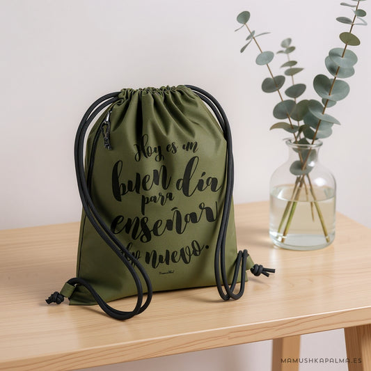 Mochila "Hoy es un buen día"