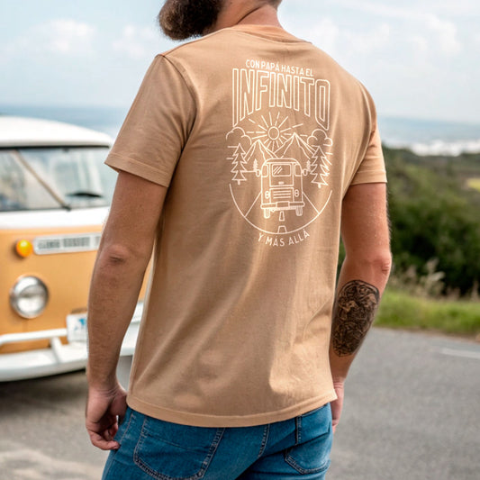 Camiseta “Con papá al infinito y más allá”