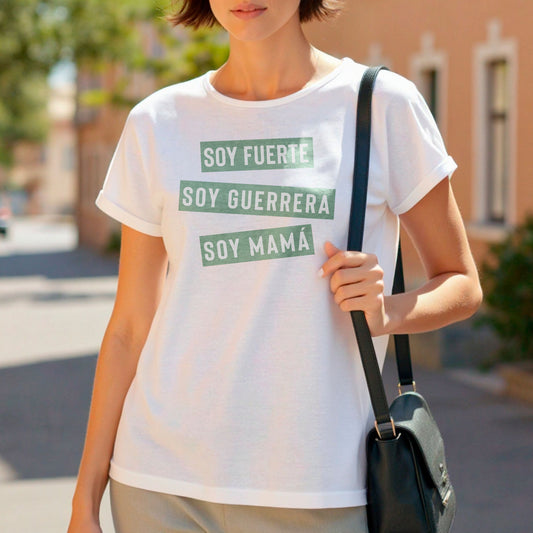 Camiseta "Mamá guerrera"