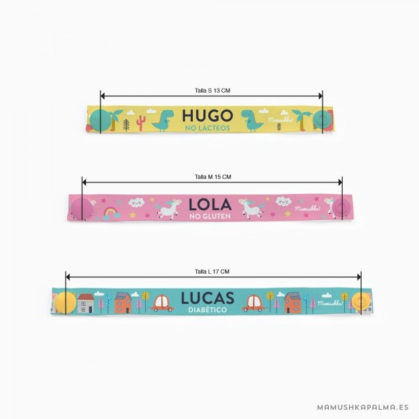 Pulsera "identificativa o informativa"