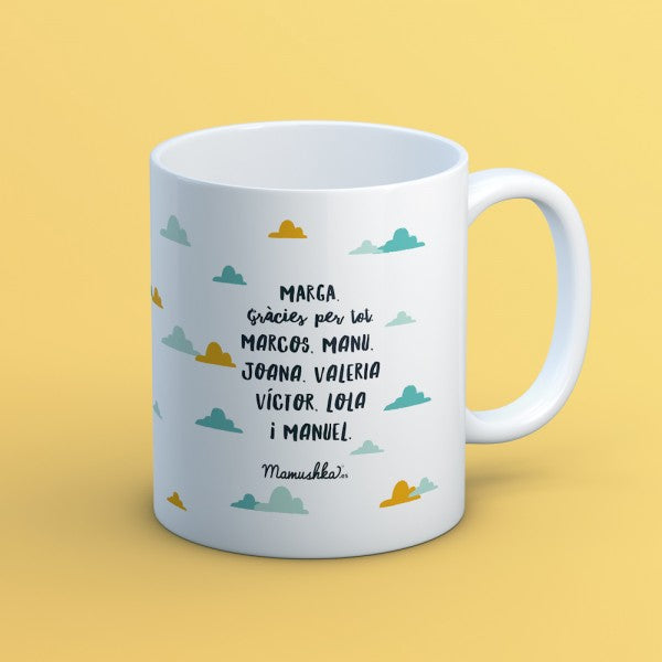 Taza "Cambiarán el mundo"