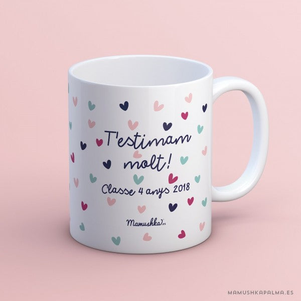 Taza “Corazón grande profe"