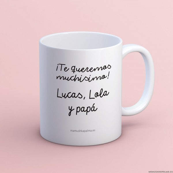 Taza “Buenos días mamá”