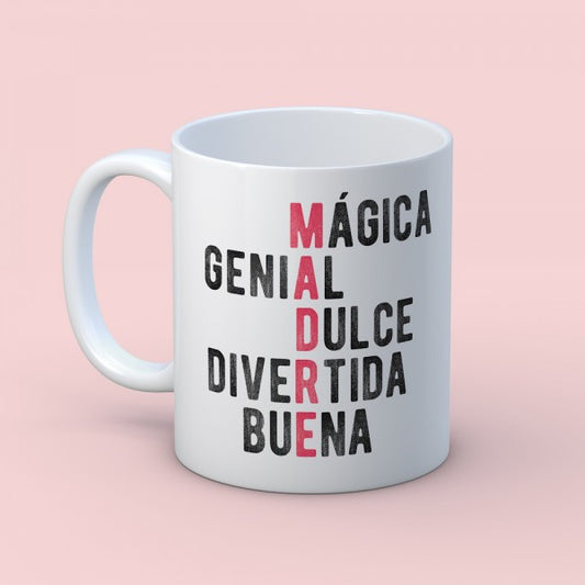 Taza “Madre palabras"