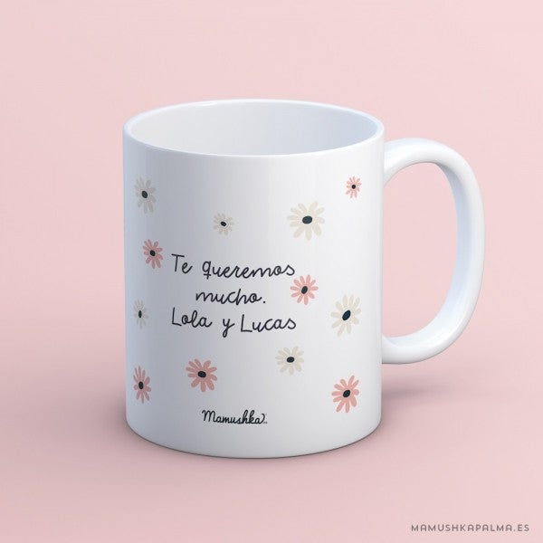 Taza "Mamá eres única"