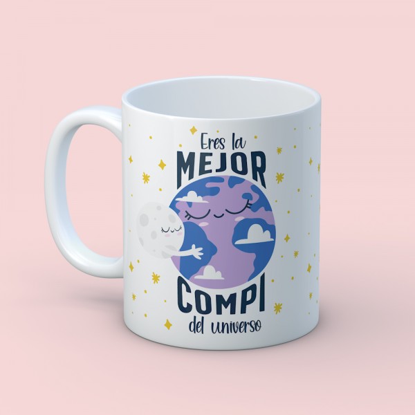 Taza "Mejor compi"