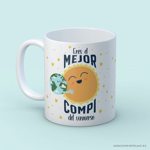 Taza "Mejor compi"