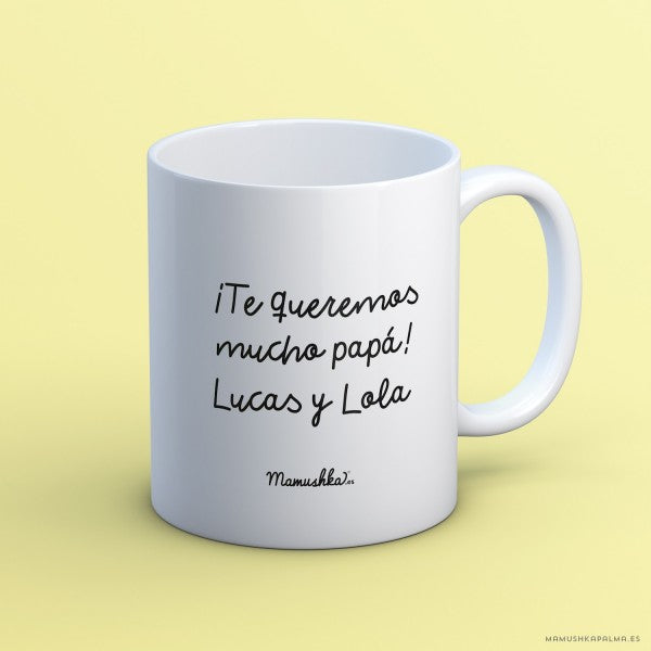 Taza “Papa's gym”