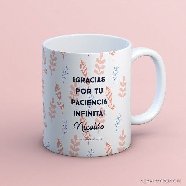 Taza “Profe eres única”
